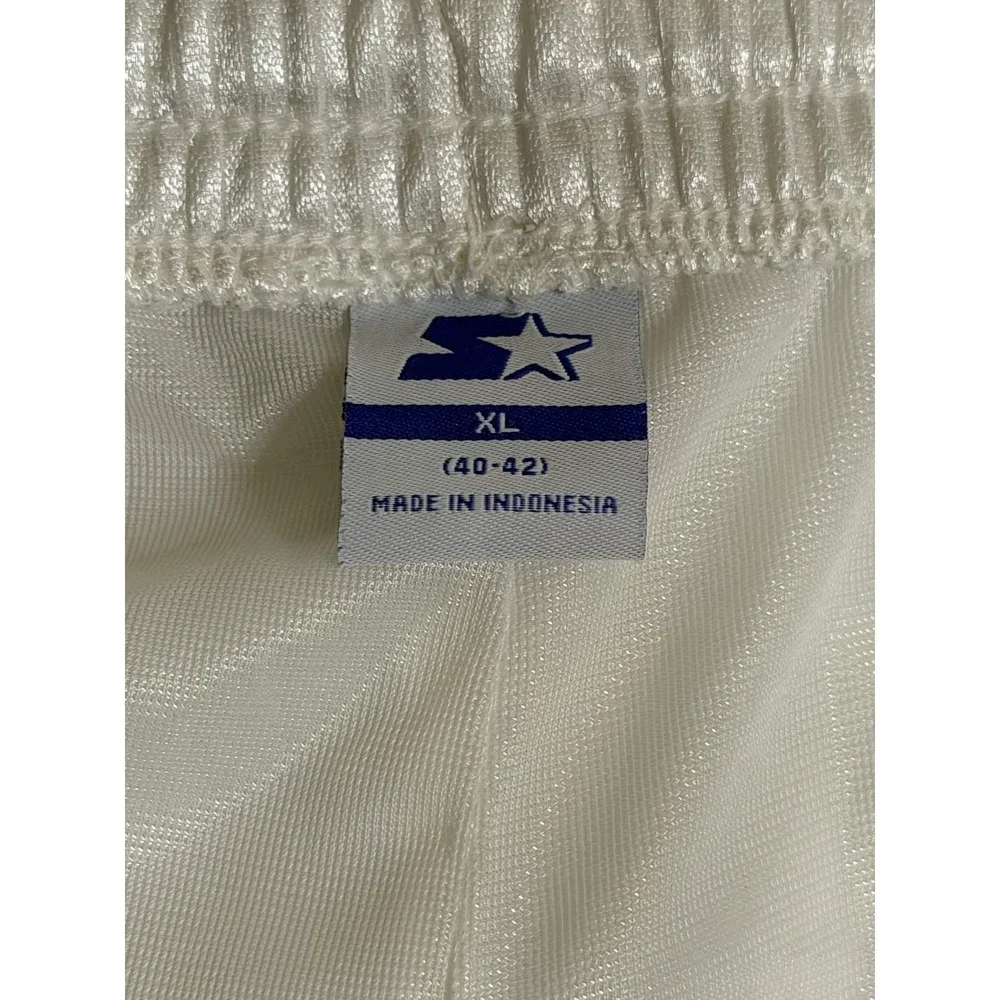 Starter Mens Athletic Shorts XL White Solid Mesh RM14104W Vintage